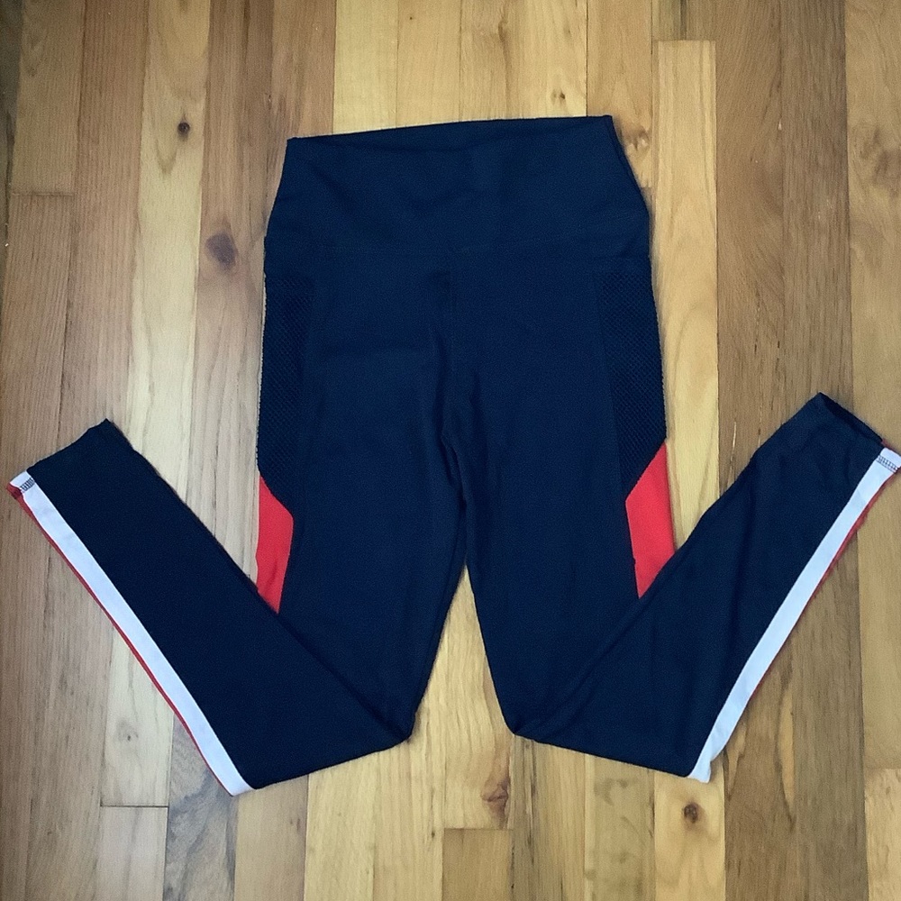 Red white and blue leggings